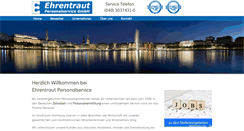 Desktop Screenshot of ehrentraut-personalservice.de